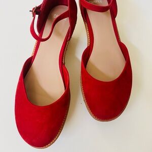 CAMPER red platform shoes